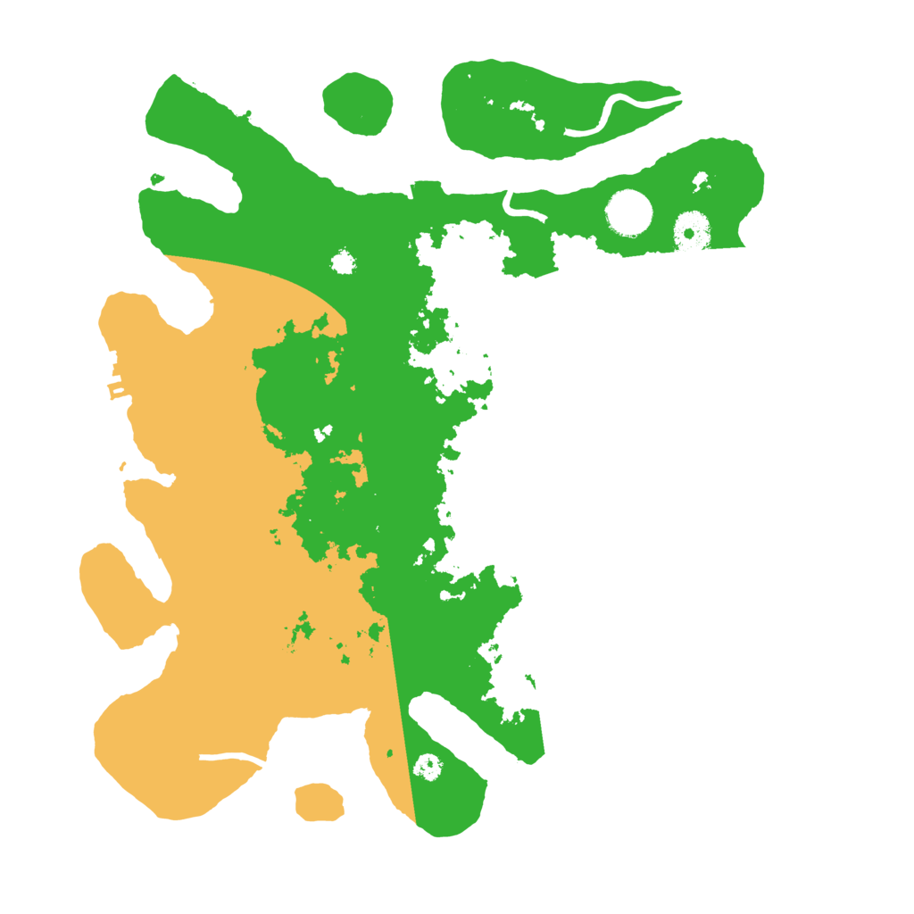 Biome Rust Map: Procedural Map, Size: 3500, Seed: 404327596