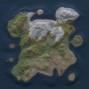 Thumbnail Rust Map: Procedural Map, Size: 3000, Seed: 459262816, 13 Monuments