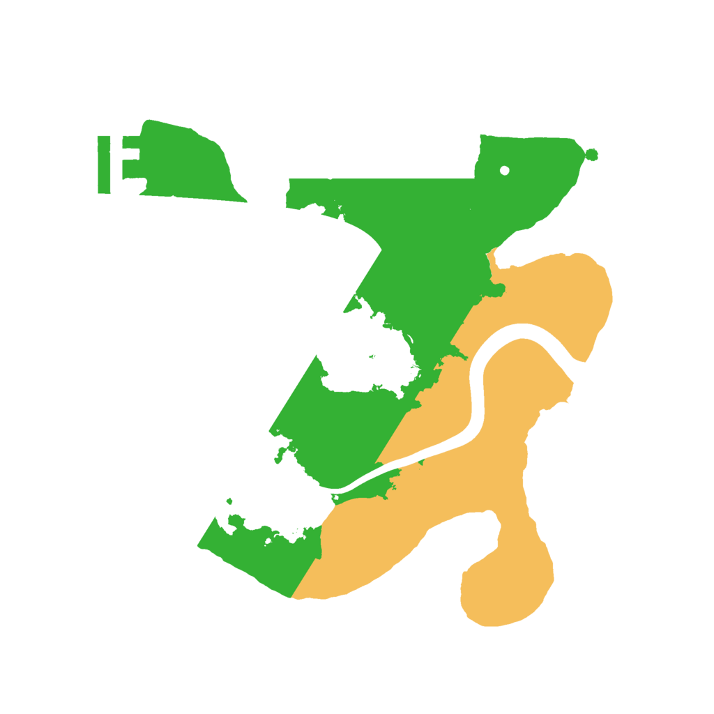 Biome Rust Map: Procedural Map, Size: 2250, Seed: 134354356