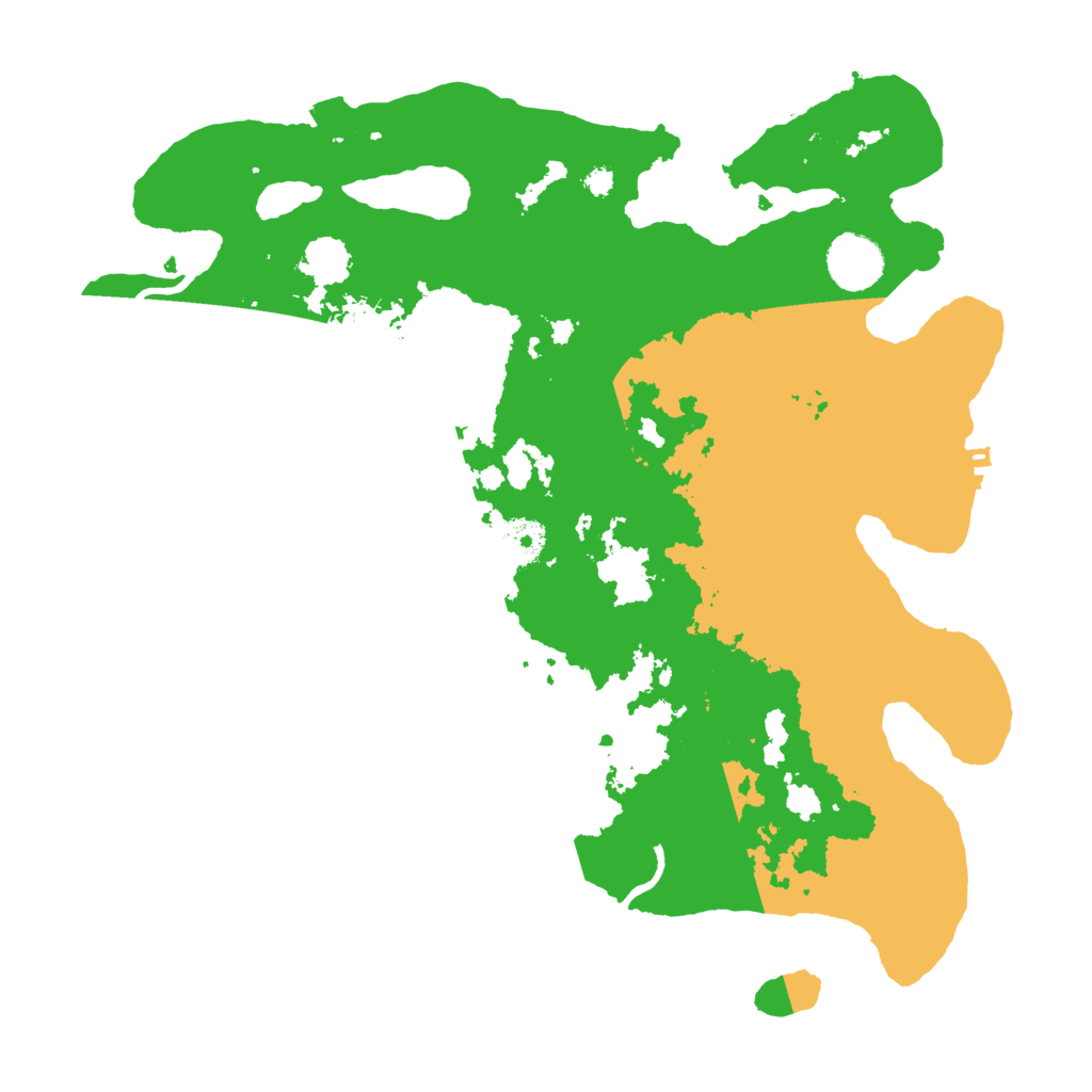 Biome Rust Map: Procedural Map, Size: 3500, Seed: 5702