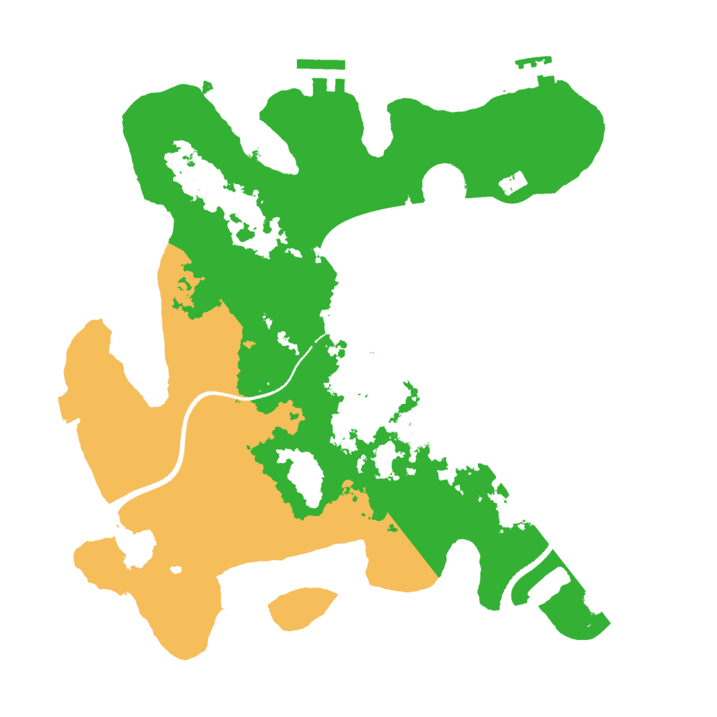 Biome Rust Map: Procedural Map, Size: 3000, Seed: 344822694