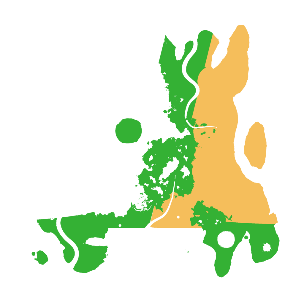 Biome Rust Map: Procedural Map, Size: 3250, Seed: 319083982