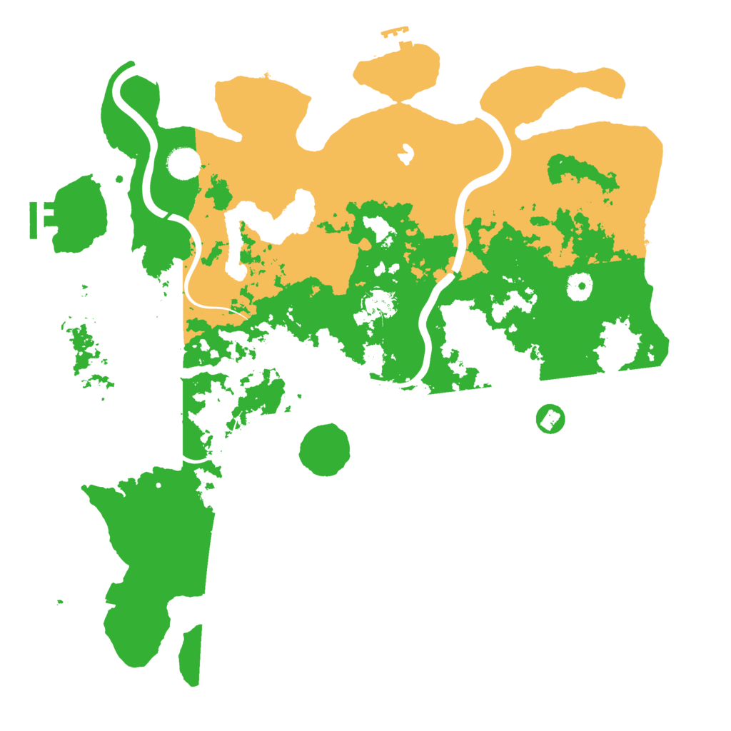 Biome Rust Map: Procedural Map, Size: 4000, Seed: 5509