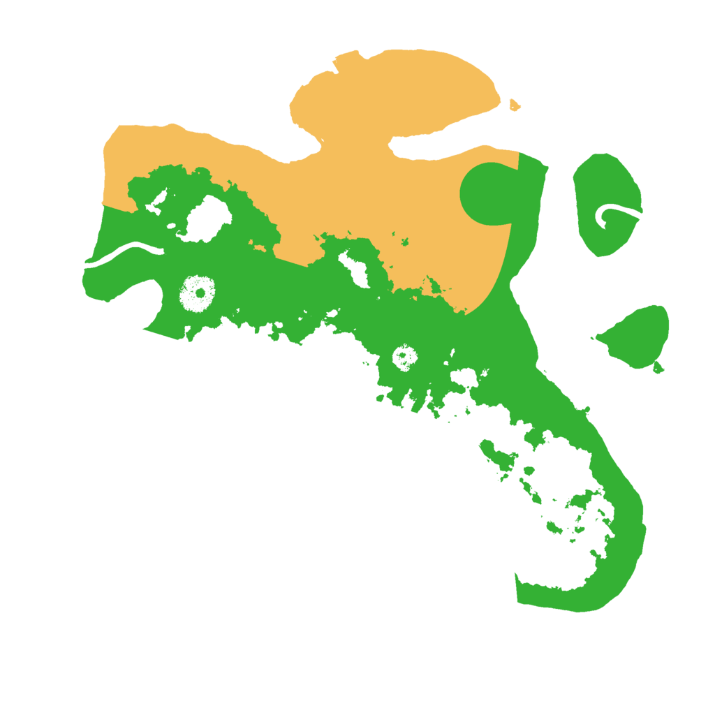 Biome Rust Map: Procedural Map, Size: 3000, Seed: 162108521