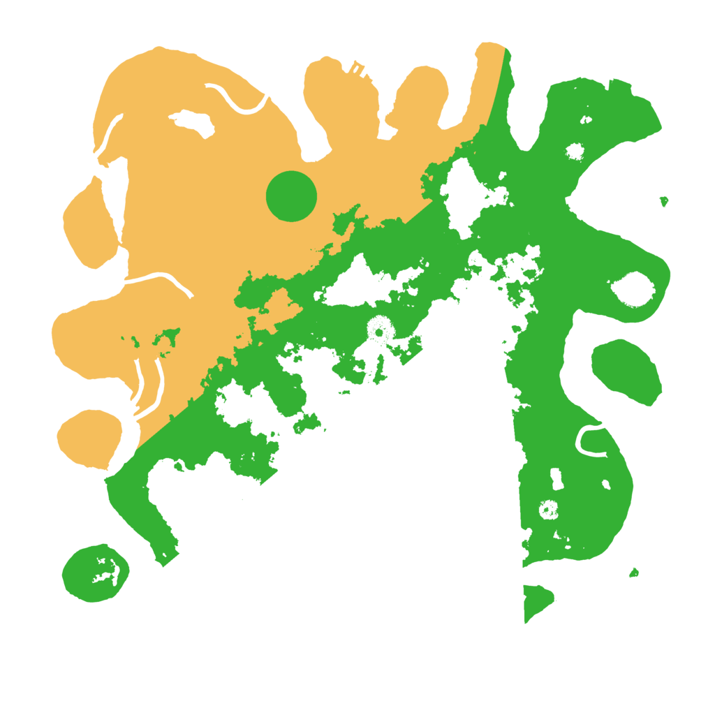 Biome Rust Map: Procedural Map, Size: 3700, Seed: 810068