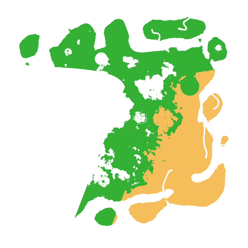 Biome Rust Map: Procedural Map, Size: 3500, Seed: 31799086