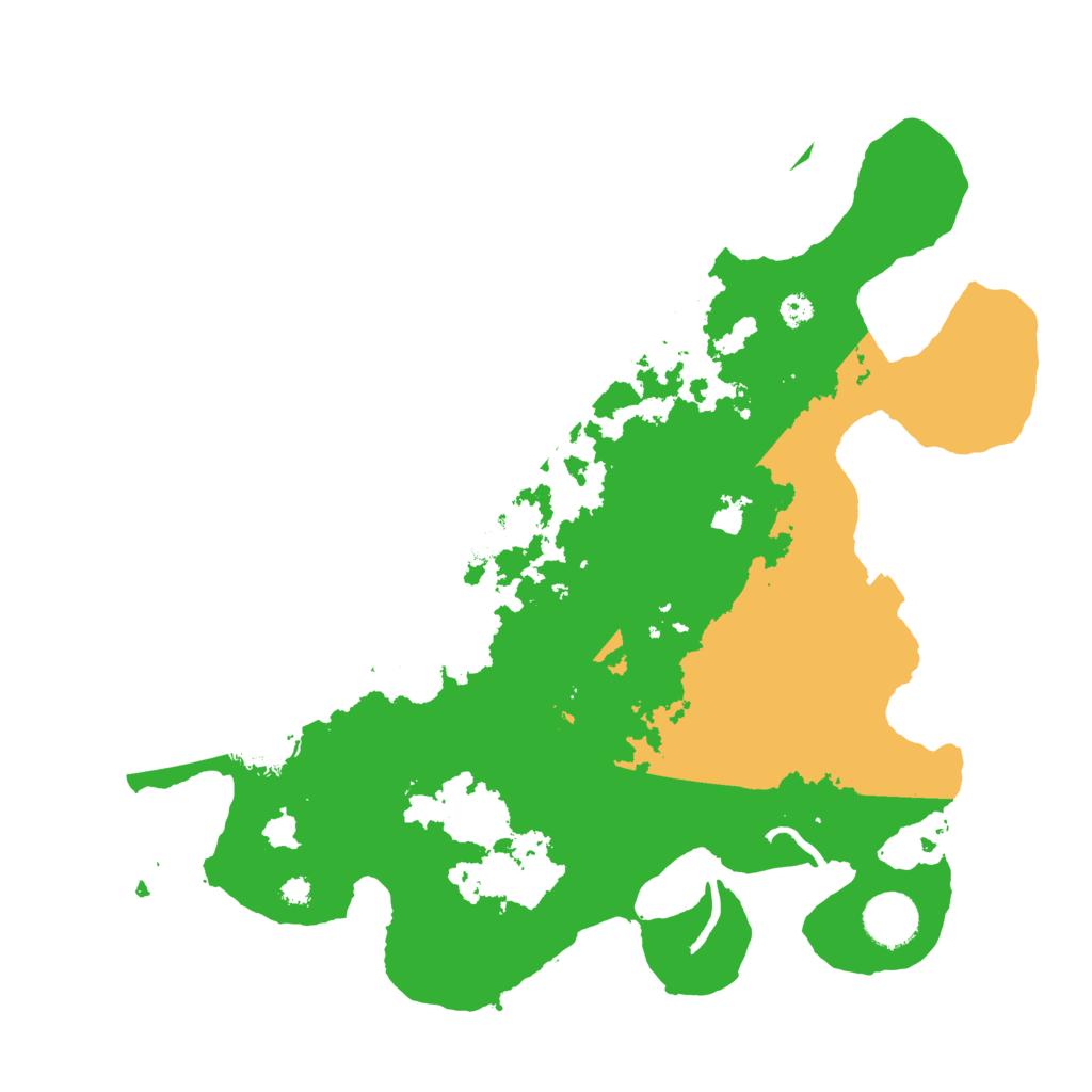 Biome Rust Map: Procedural Map, Size: 3500, Seed: 330243715