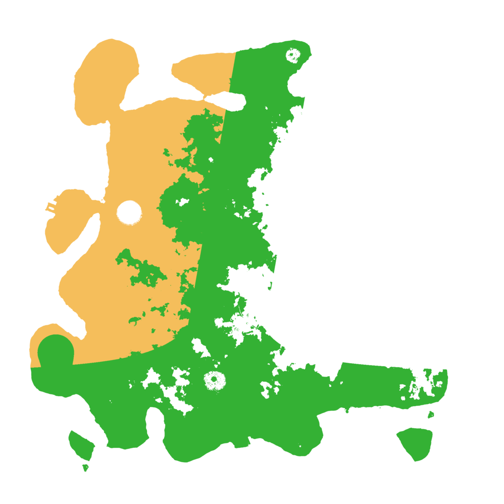 Biome Rust Map: Procedural Map, Size: 3650, Seed: 1279241