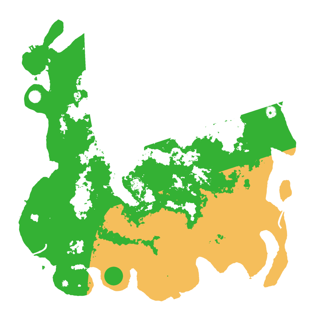 Biome Rust Map: Procedural Map, Size: 4500, Seed: 896543621