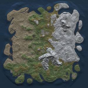 Thumbnail Rust Map: Procedural Map, Size: 5000, Seed: 1099294854, 19 Monuments