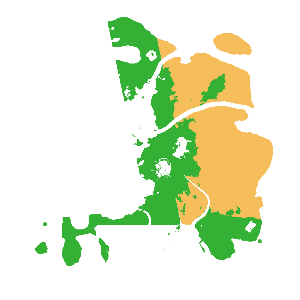 Biome Rust Map: Procedural Map, Size: 3000, Seed: 345