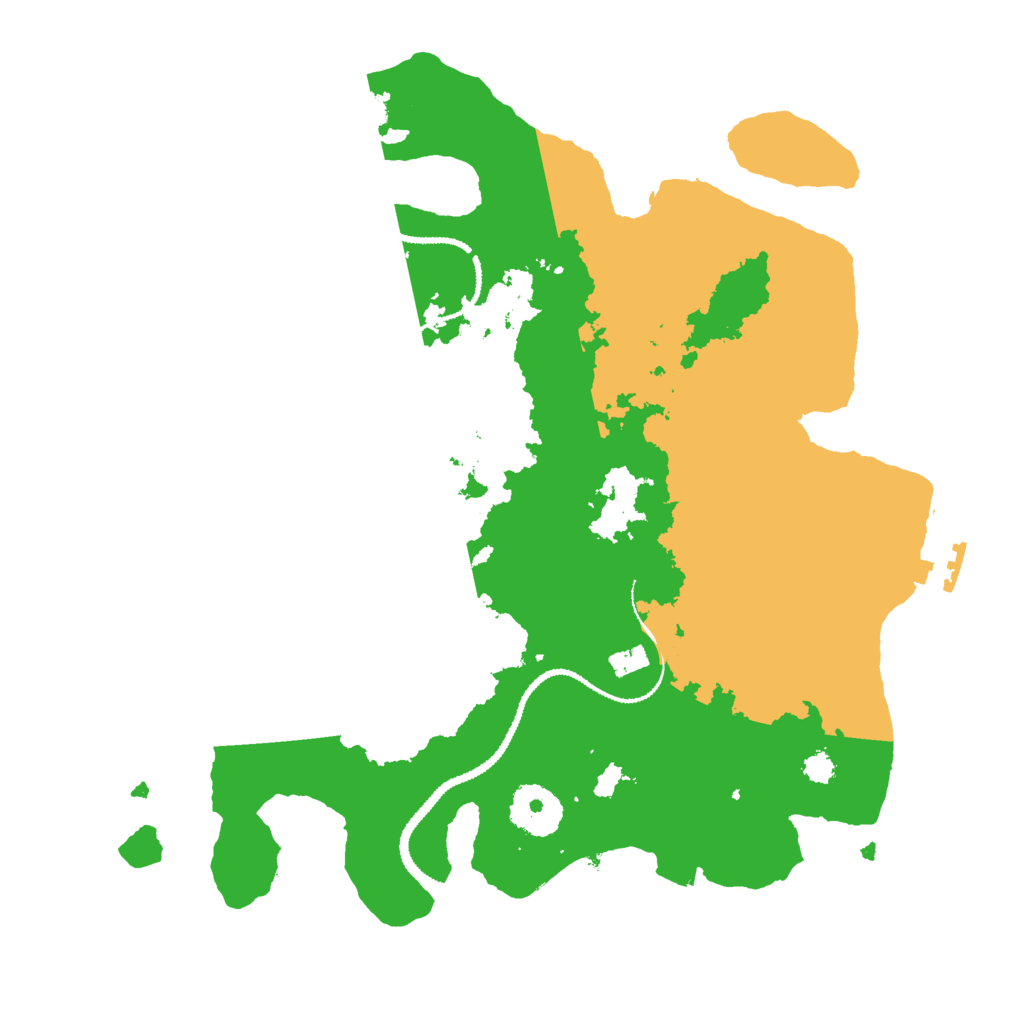 Biome Rust Map: Procedural Map, Size: 3000, Seed: 345