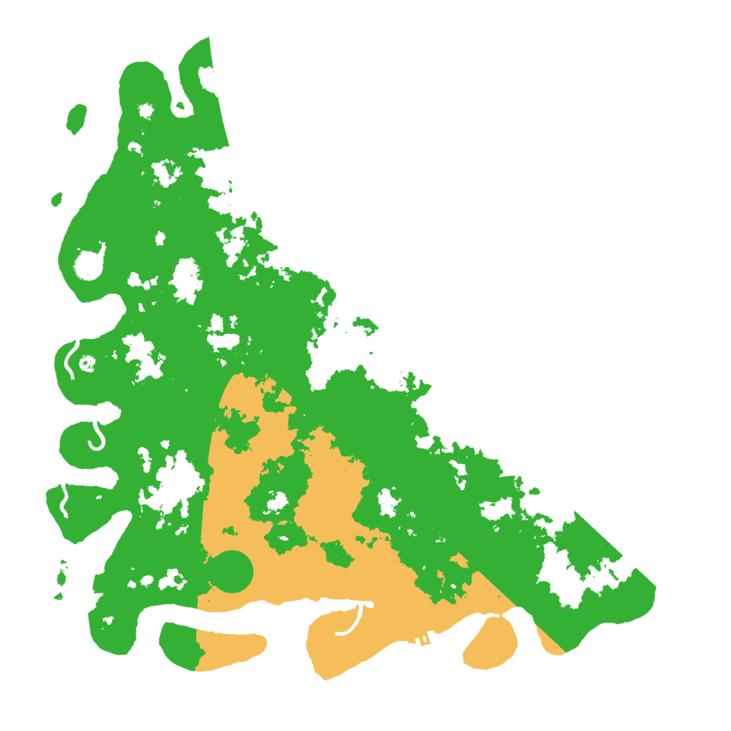 Biome Rust Map: Procedural Map, Size: 4500, Seed: 663790465