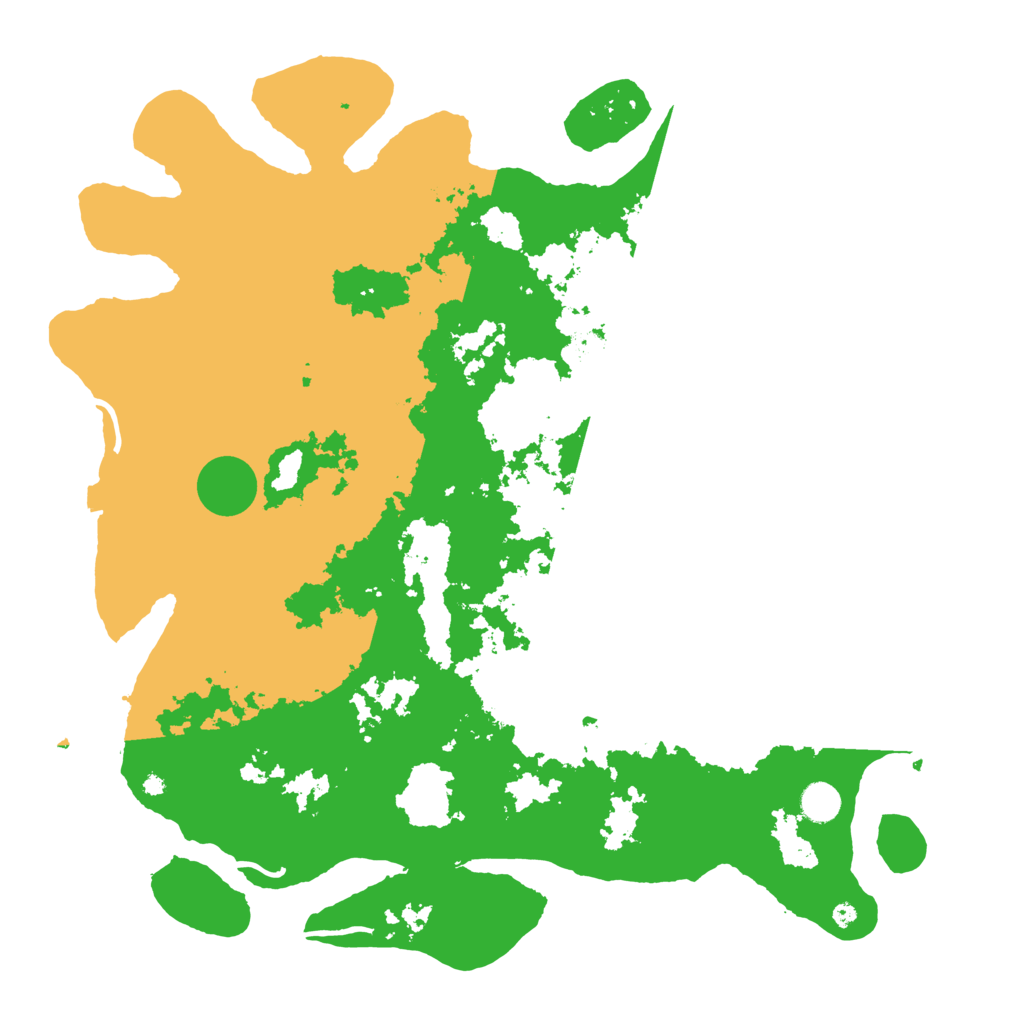 Biome Rust Map: Procedural Map, Size: 4500, Seed: 6969669