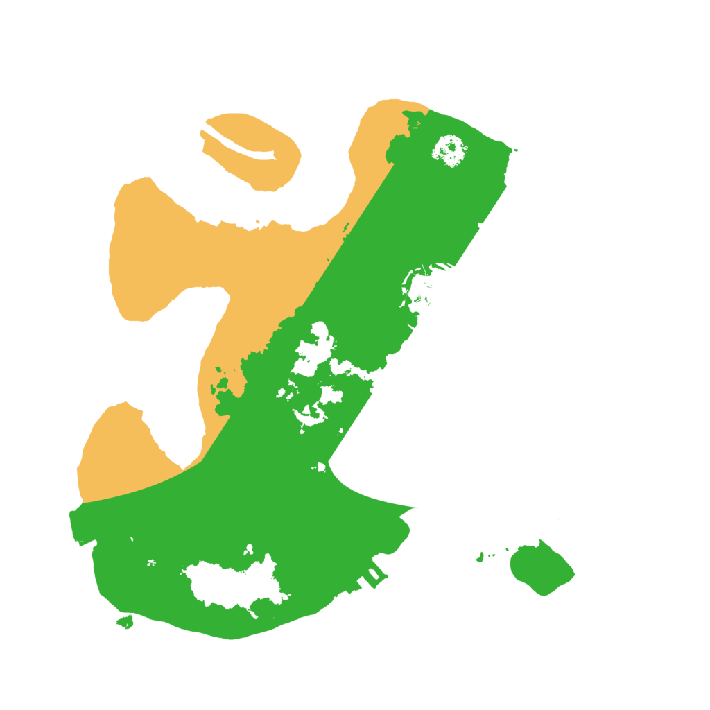 Biome Rust Map: Procedural Map, Size: 2300, Seed: 751485460