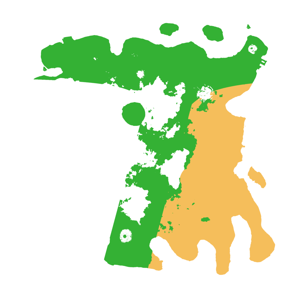 Biome Rust Map: Procedural Map, Size: 3500, Seed: 578200035