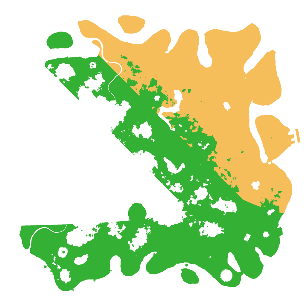 Biome Rust Map: Procedural Map, Size: 4500, Seed: 1590652811