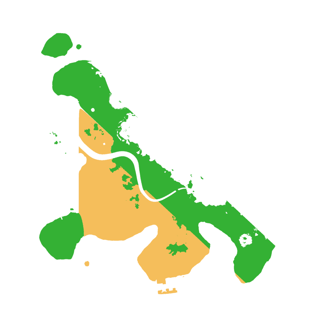Biome Rust Map: Procedural Map, Size: 2500, Seed: 5001