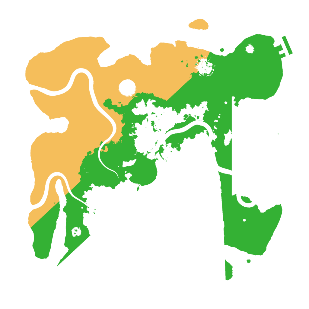 Biome Rust Map: Procedural Map, Size: 3250, Seed: 206903128