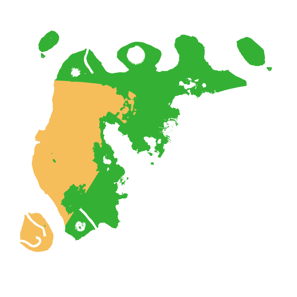Biome Rust Map: Procedural Map, Size: 3000, Seed: 1407129485