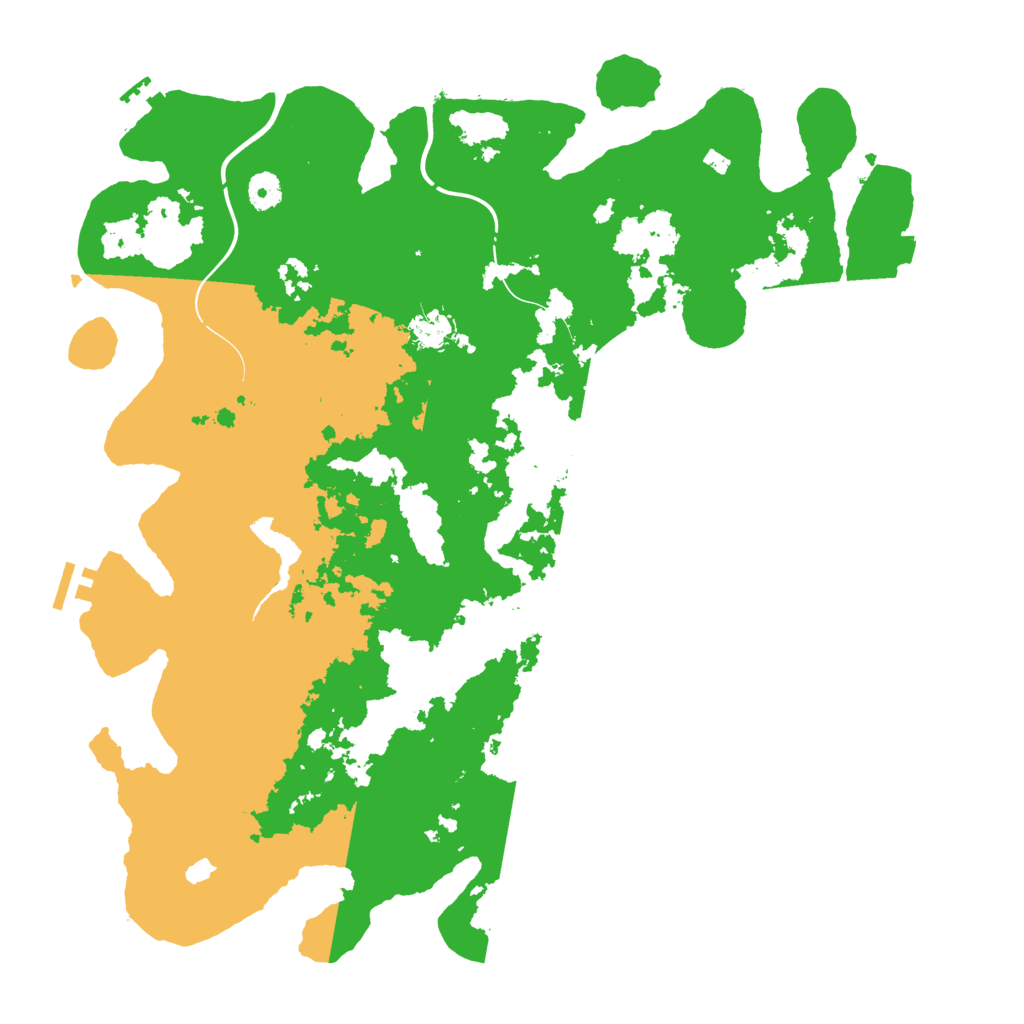Biome Rust Map: Procedural Map, Size: 4300, Seed: 81744137