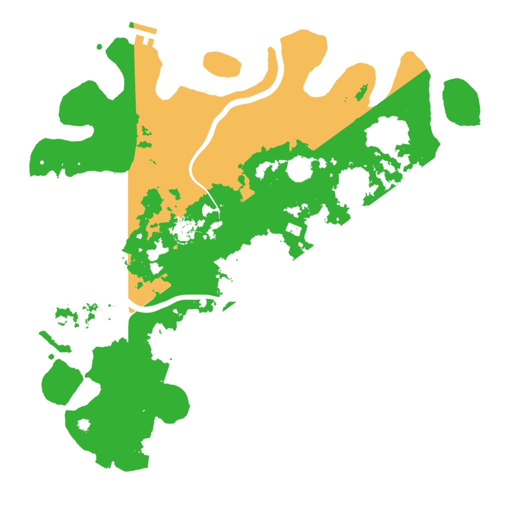 Biome Rust Map: Procedural Map, Size: 3700, Seed: 841938