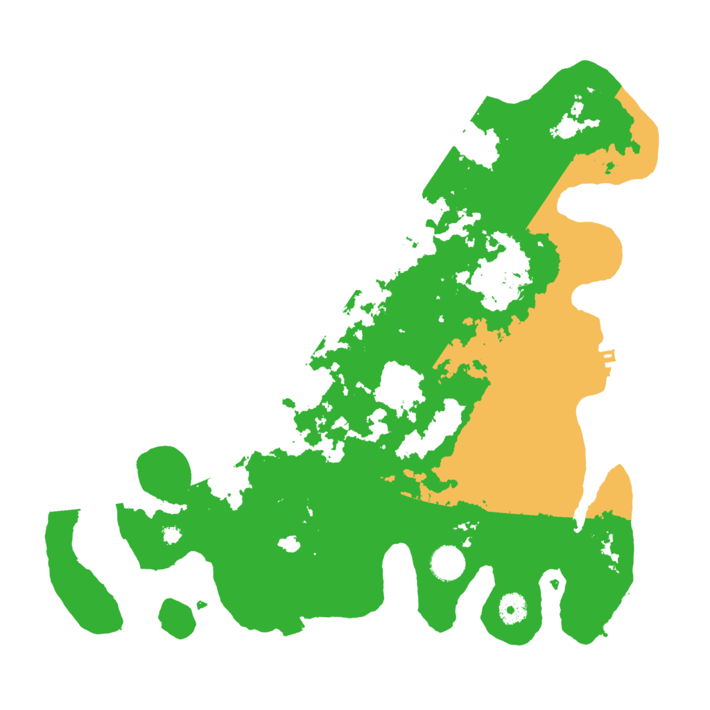 Biome Rust Map: Procedural Map, Size: 3600, Seed: 81163151