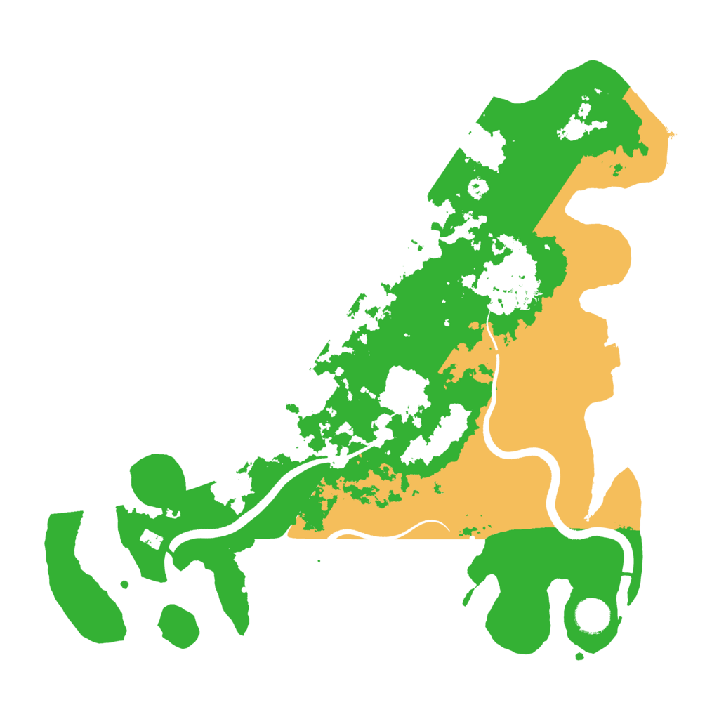 Biome Rust Map: Procedural Map, Size: 3600, Seed: 81163151