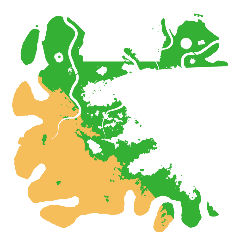 Biome Rust Map: Procedural Map, Size: 3950, Seed: 94752469