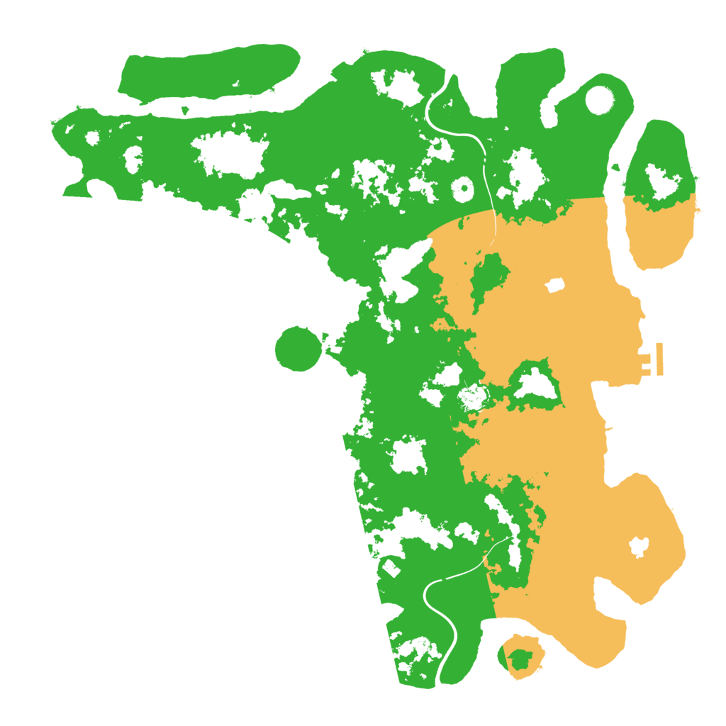 Biome Rust Map: Procedural Map, Size: 4500, Seed: 20240213