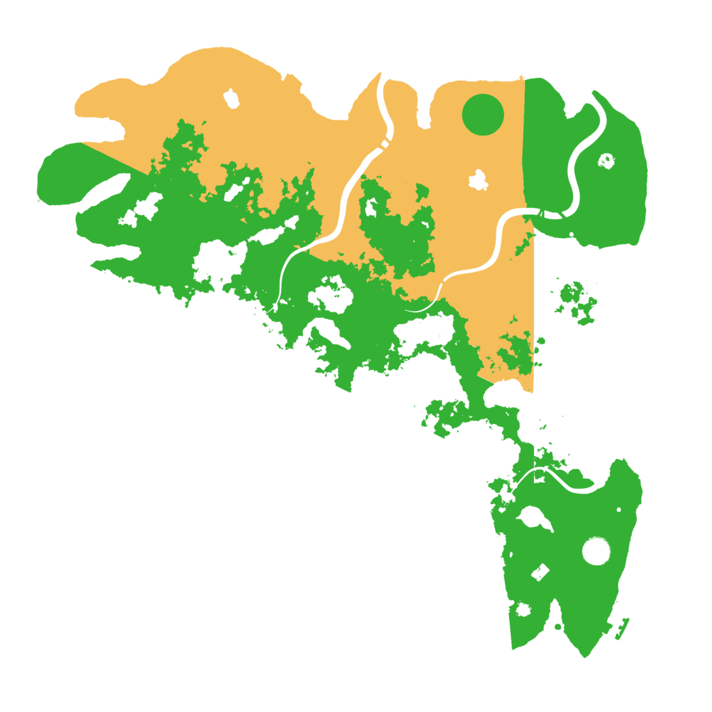 Biome Rust Map: Procedural Map, Size: 4500, Seed: 804948332