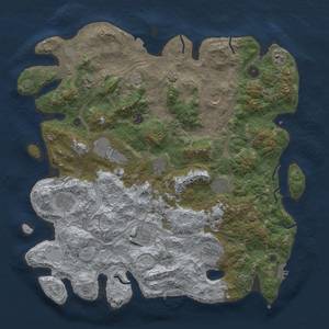 Thumbnail Rust Map: Procedural Map, Size: 4500, Seed: 804948332, 19 Monuments
