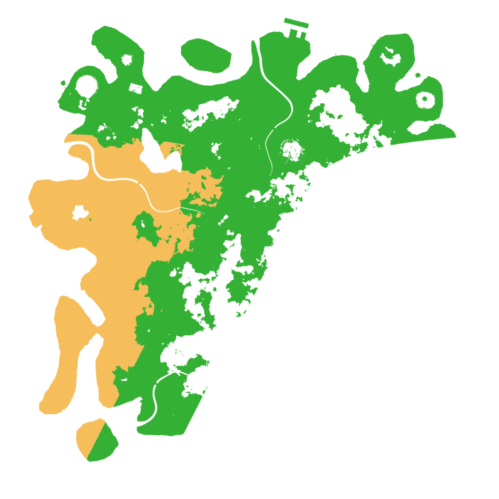 Biome Rust Map: Procedural Map, Size: 4100, Seed: 64669989