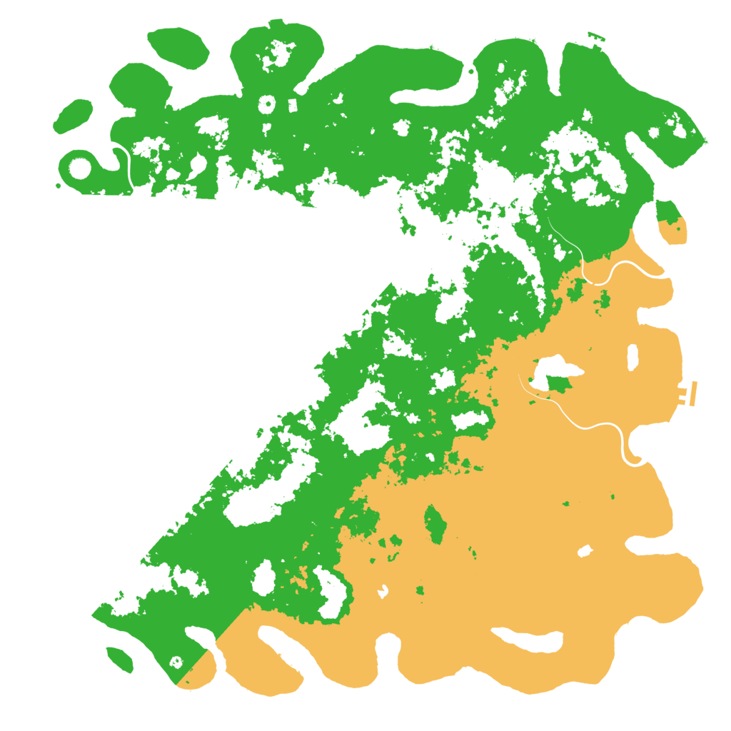 Biome Rust Map: Procedural Map, Size: 5950, Seed: 2