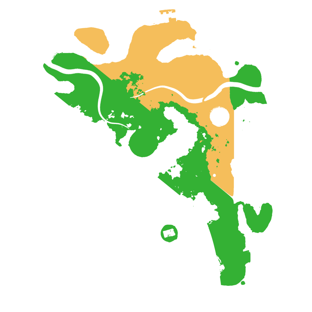 Biome Rust Map: Procedural Map, Size: 3000, Seed: 1490367
