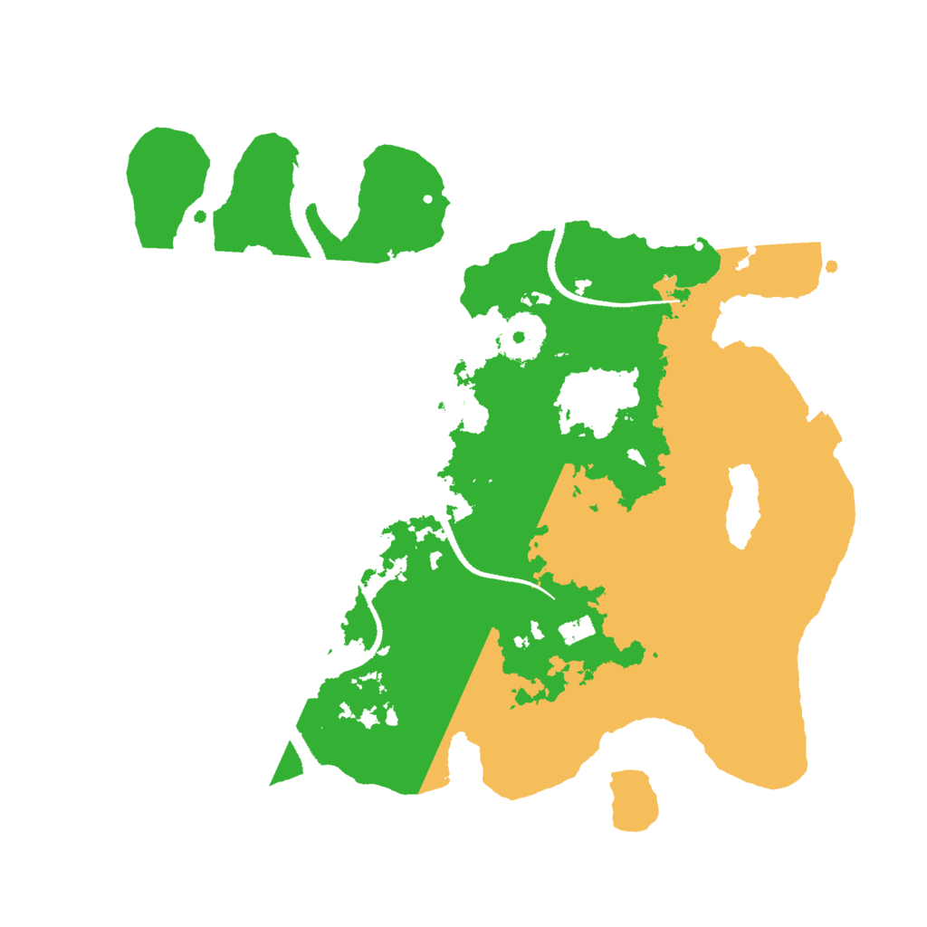 Biome Rust Map: Procedural Map, Size: 3000, Seed: 67412723