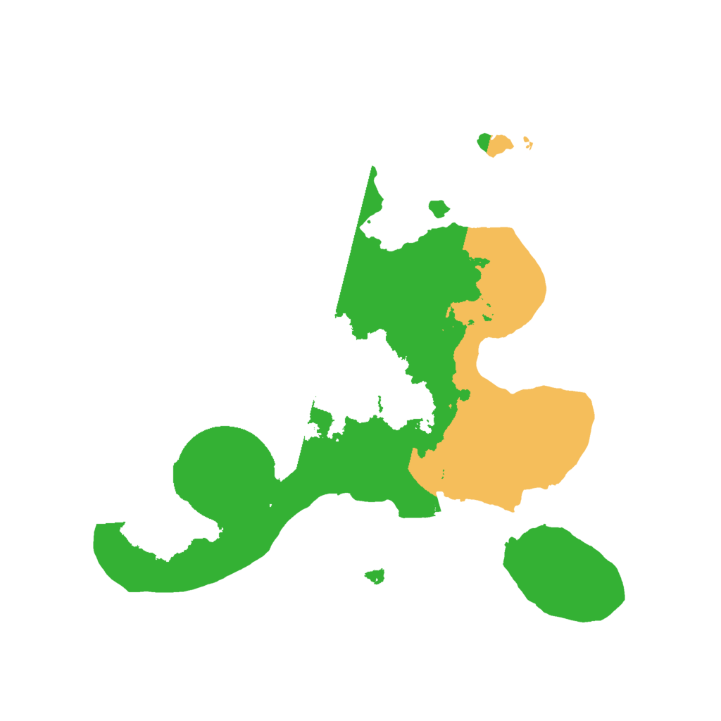 Biome Rust Map: Procedural Map, Size: 2000, Seed: 967831510