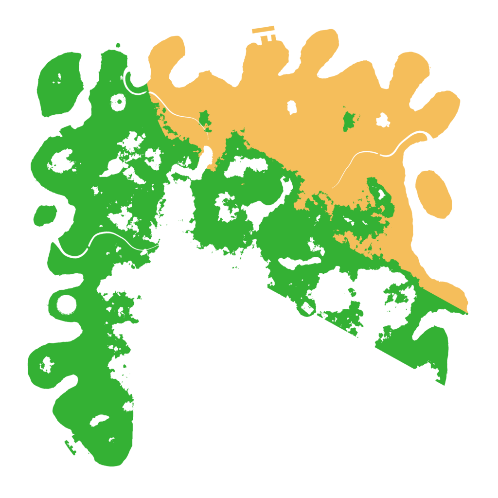 Biome Rust Map: Procedural Map, Size: 4500, Seed: 12739123