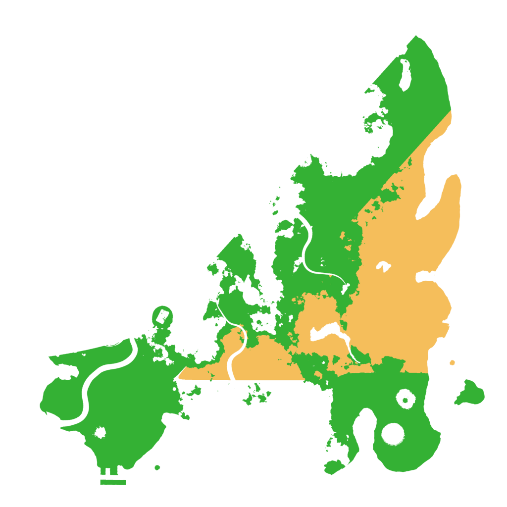 Biome Rust Map: Procedural Map, Size: 4000, Seed: 1210915488