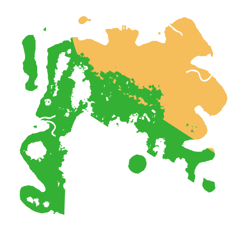 Biome Rust Map: Procedural Map, Size: 3650, Seed: 89841988