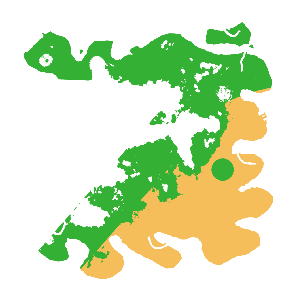 Biome Rust Map: Procedural Map, Size: 3500, Seed: 797932158