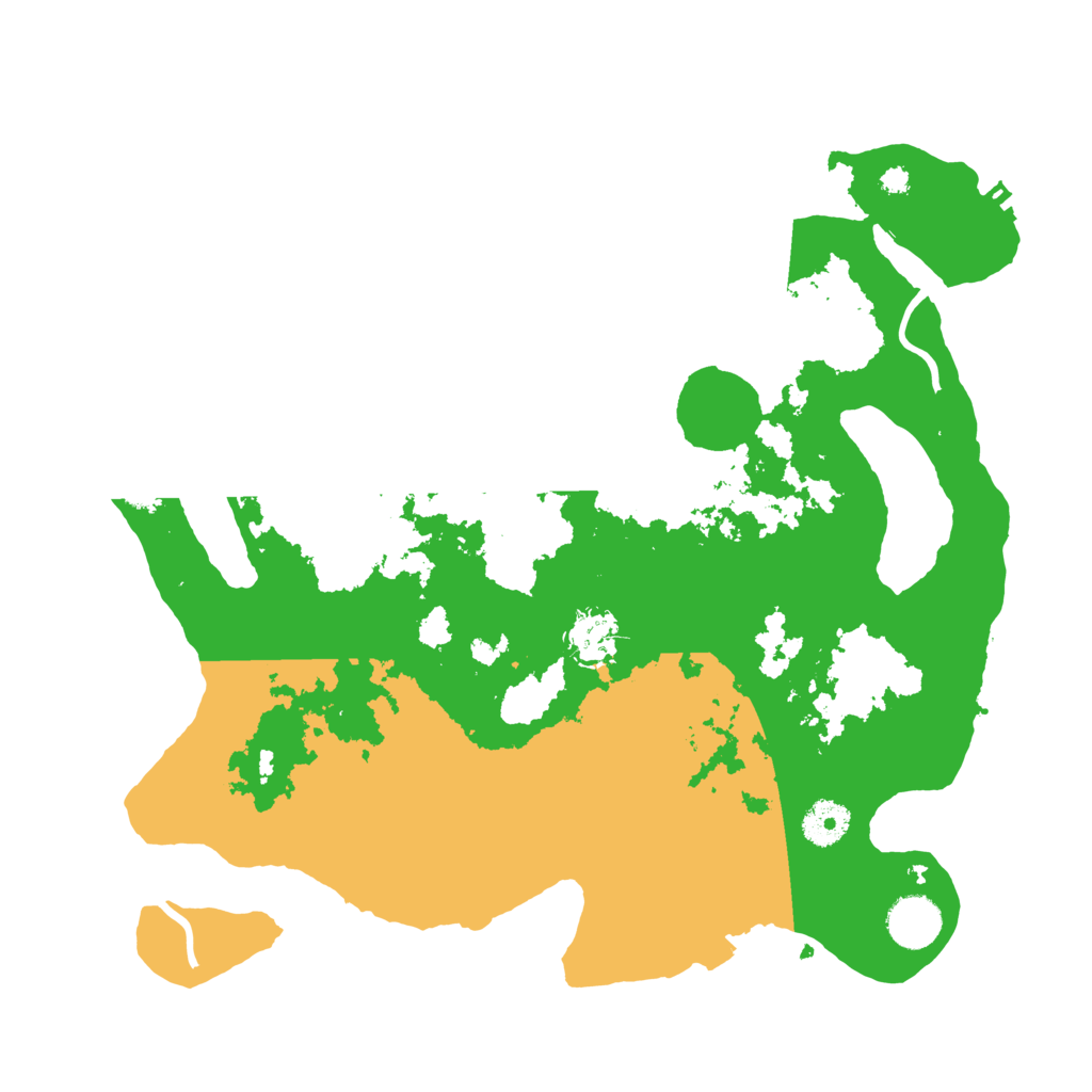 Biome Rust Map: Procedural Map, Size: 3600, Seed: 1400837661