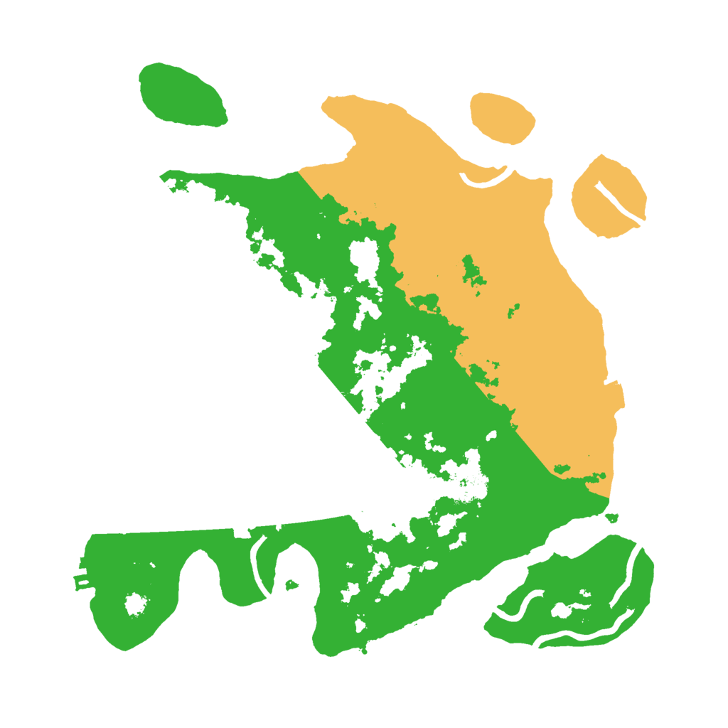 Biome Rust Map: Procedural Map, Size: 3000, Seed: 909971355