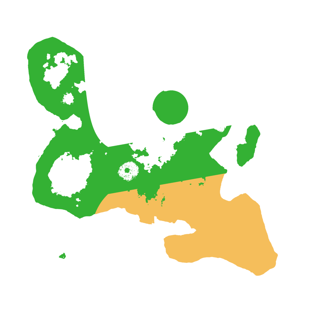 Biome Rust Map: Procedural Map, Size: 2443, Seed: 1231168192