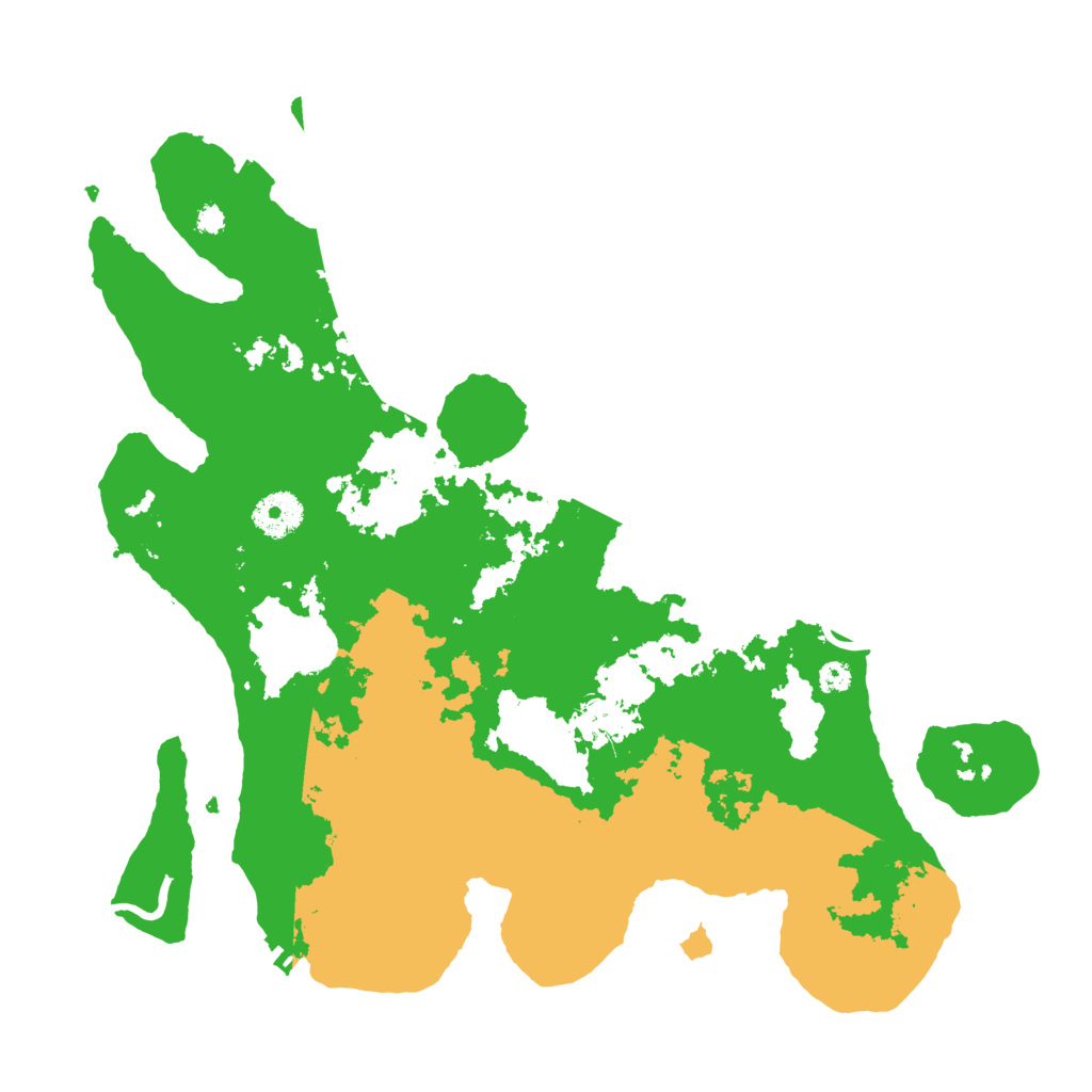 Biome Rust Map: Procedural Map, Size: 3500, Seed: 1339187669