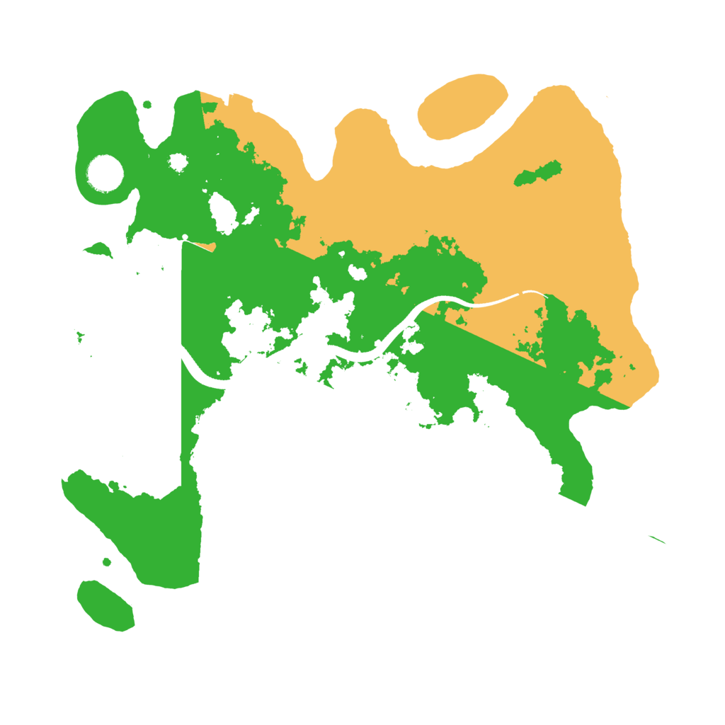 Biome Rust Map: Procedural Map, Size: 3500, Seed: 205988132