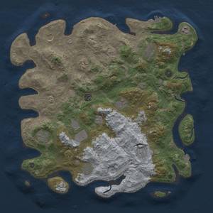 Thumbnail Rust Map: Procedural Map, Size: 4250, Seed: 1722024, 19 Monuments