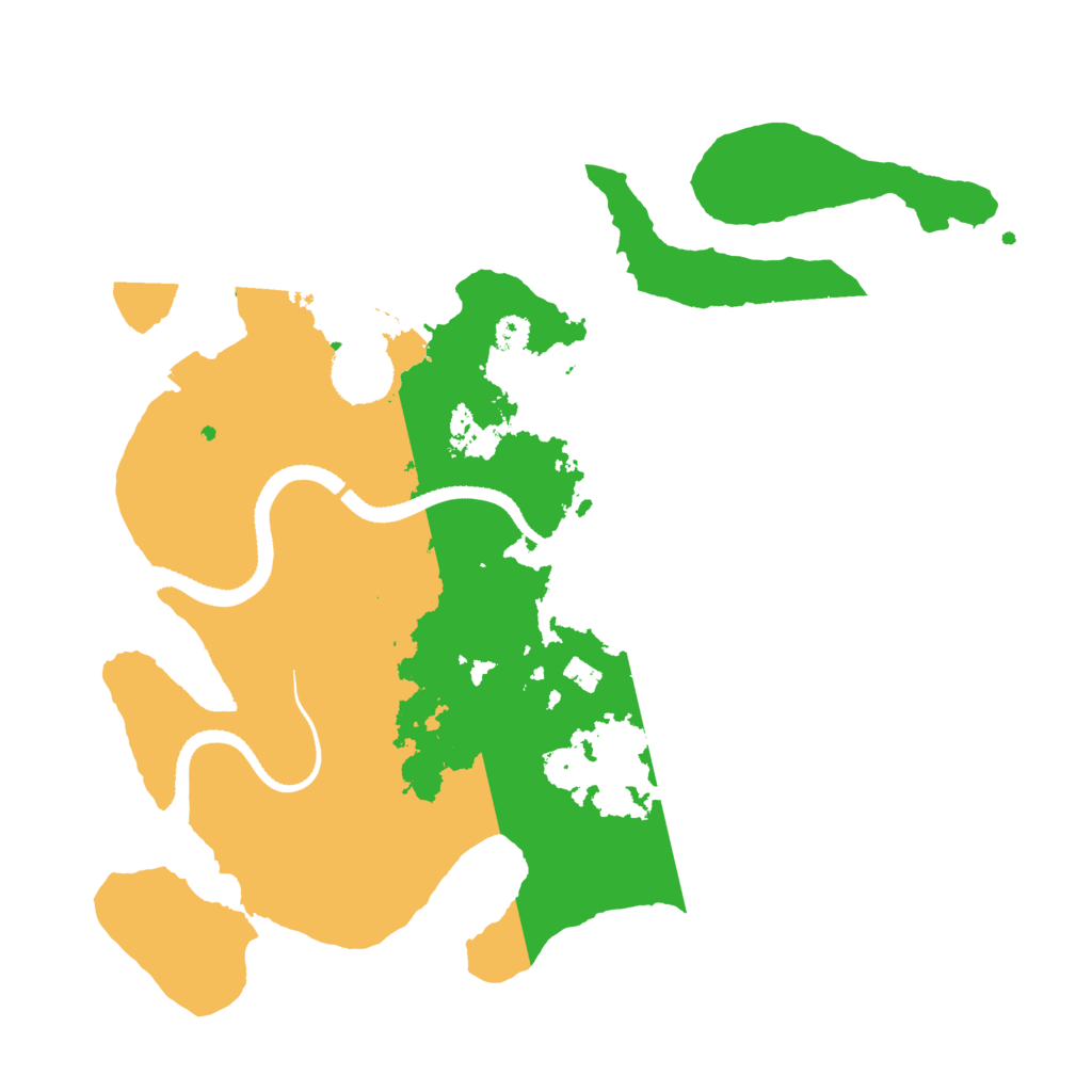 Biome Rust Map: Procedural Map, Size: 3250, Seed: 181276647