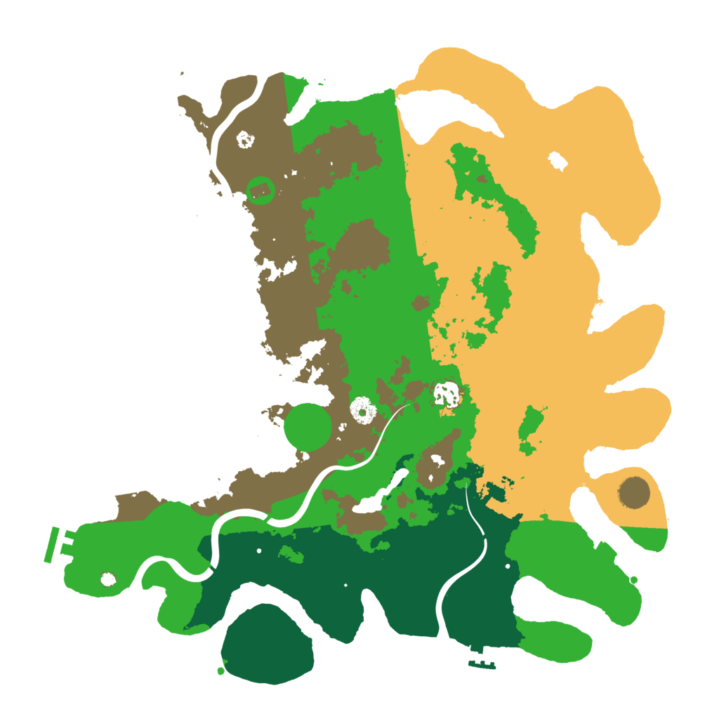 Biome Rust Map: Procedural Map, Size: 4000, Seed: 2117788986