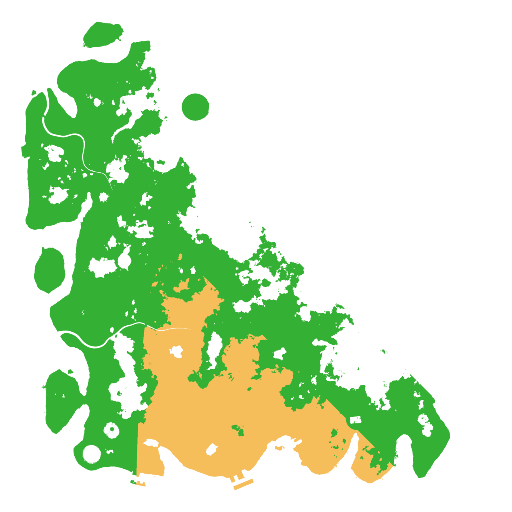 Biome Rust Map: Procedural Map, Size: 5000, Seed: 461136263